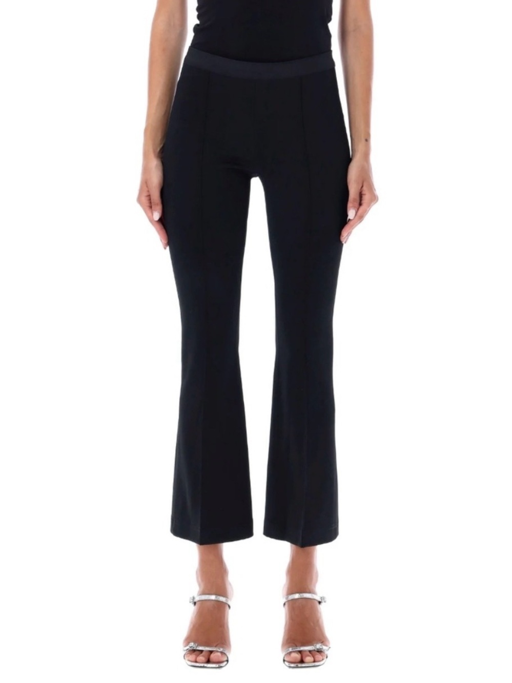 Helmut Lang Ponte Kick Flare Pants Black Size XS Style HLW32155